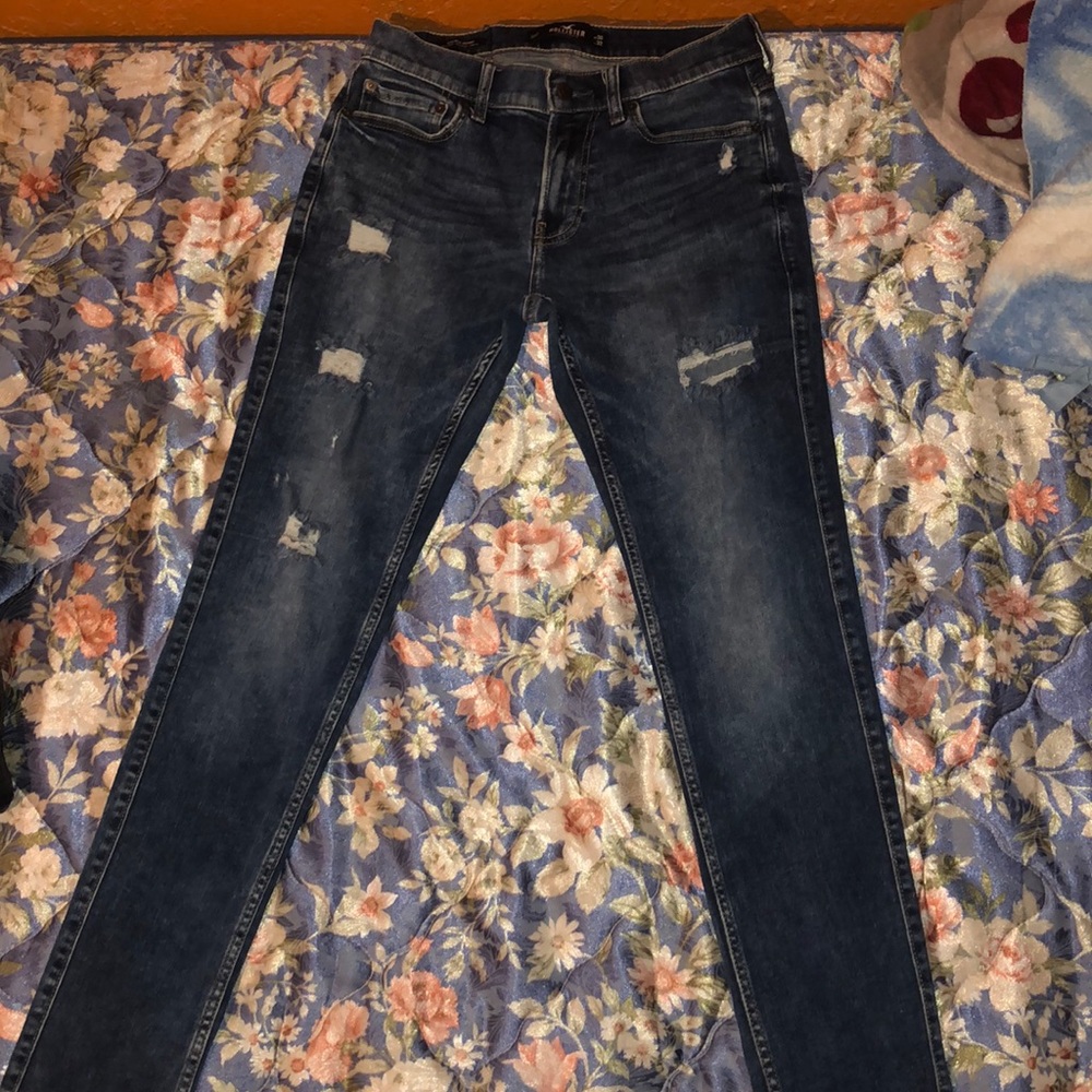 Hollister stacked skinny jeans